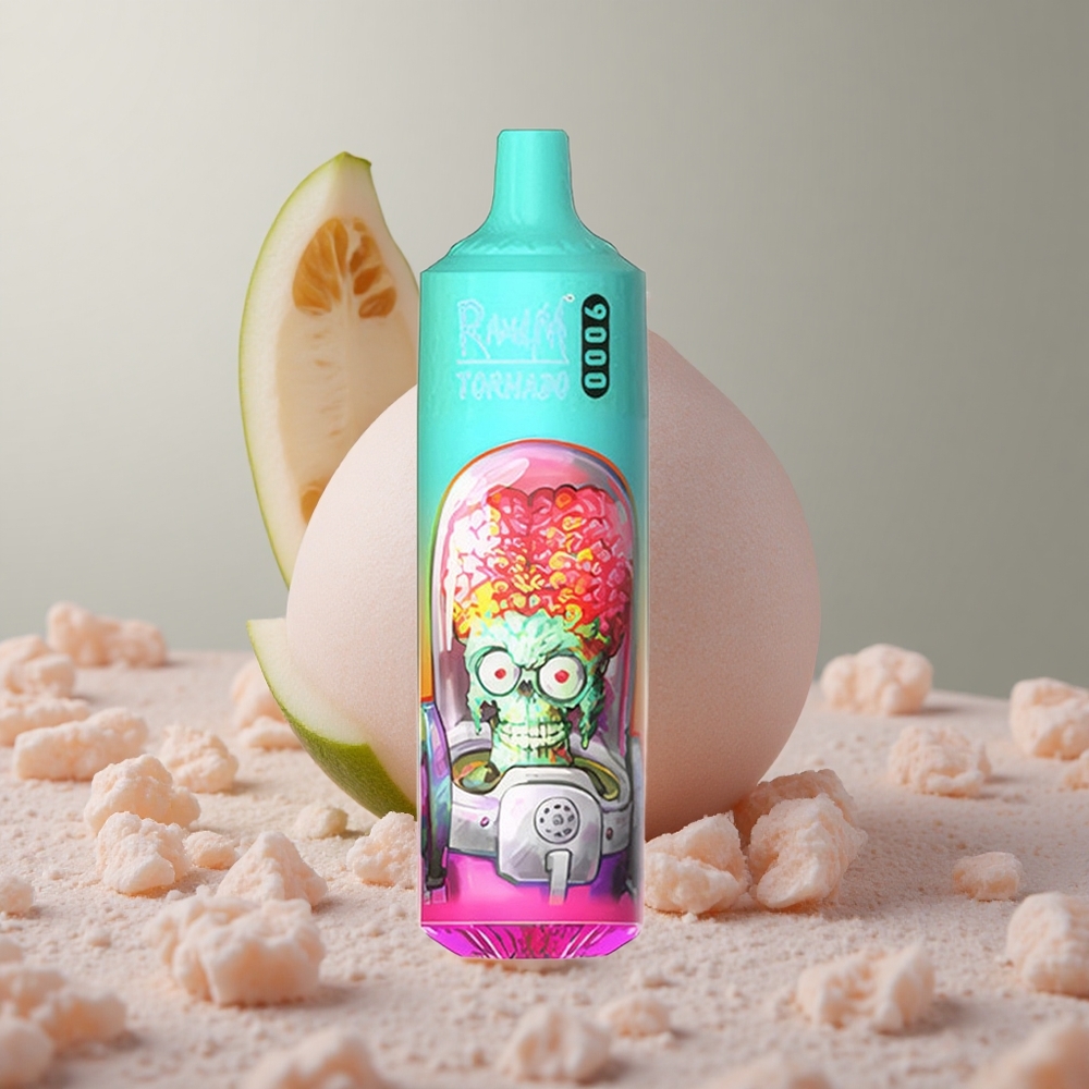 RandM Tornado 9000 Puffs Guava Ľadová (54 Príchutí, 18 mL) Slovakia vape wholesale