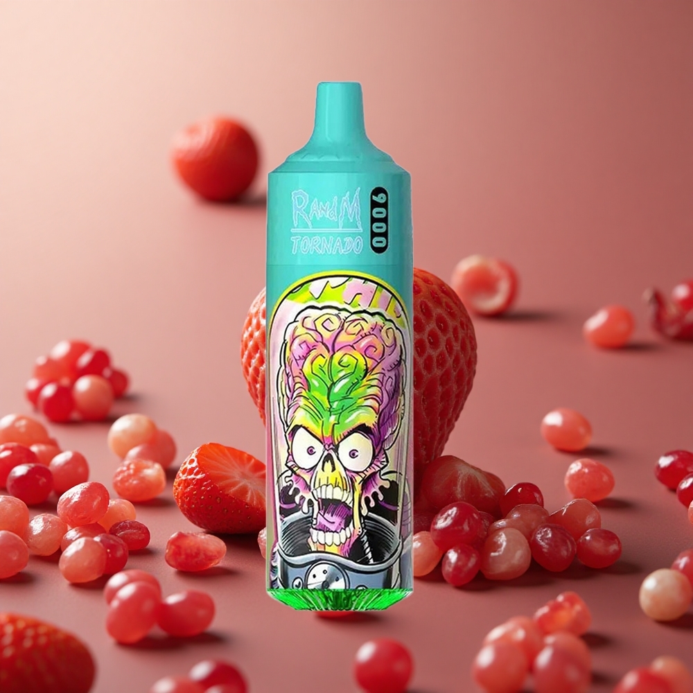 RandM Tornado 9000 Puffs Jahoda Granátové jablko 18 mL Slovakia vape wholesale