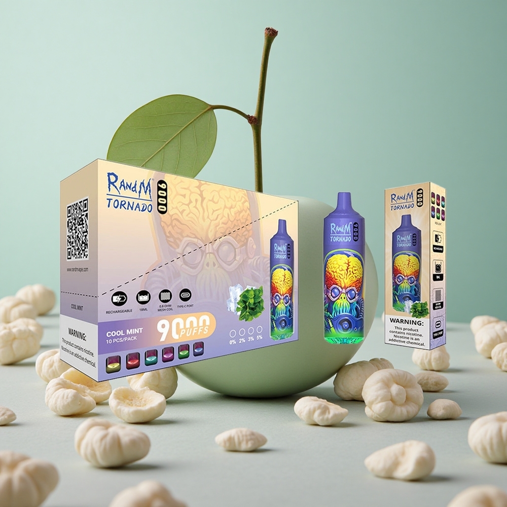 RandM Tornado 9000 Puffs Mätúca Mätová 54 Príchutí Slovakia vape wholesale
