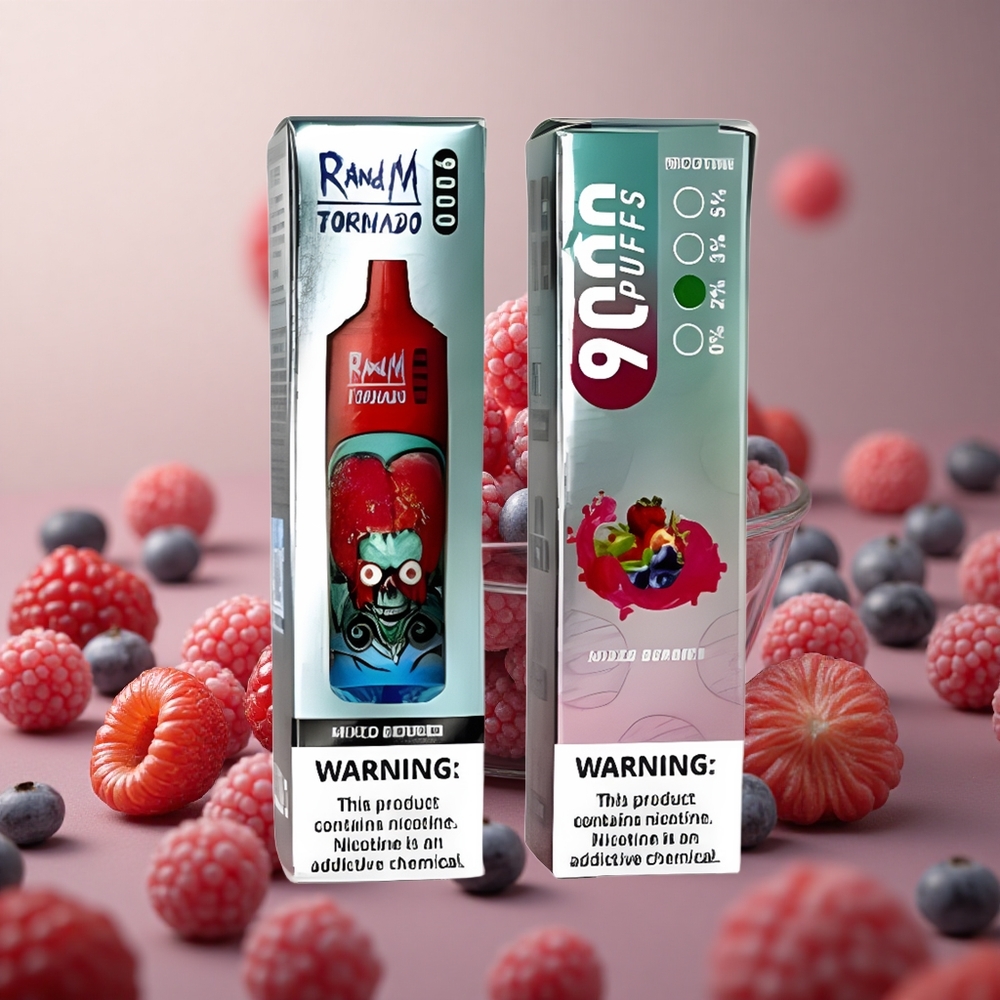 RandM Tornado 9000 Puffs Zmiešané Bobule 18 mL Mesh Coil Slovakia vape wholesale