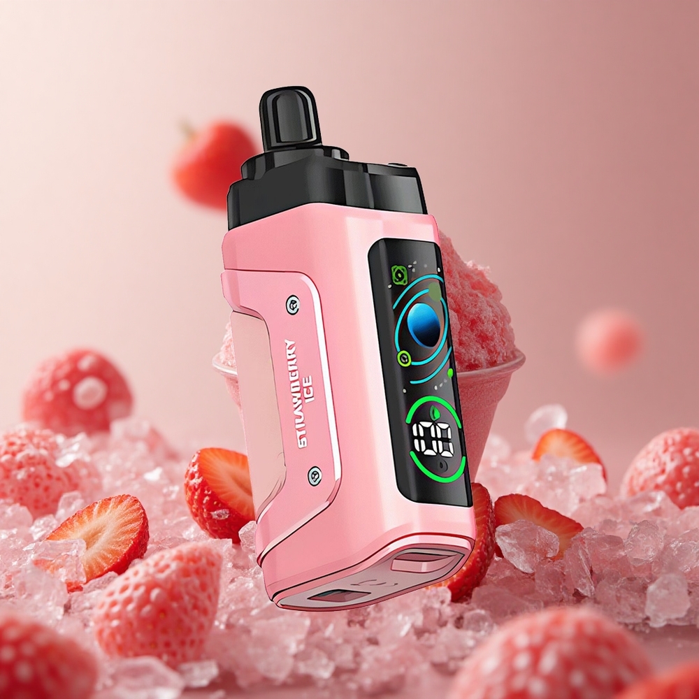 Razz Bar 45000 Puffs Jahoda ľad Adjustable Airflow Slovakia vape wholesale
