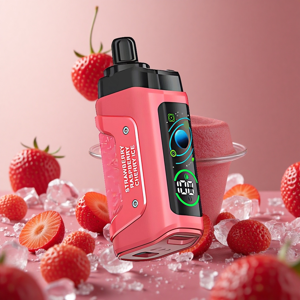 Razz Bar 45000 Puffs Jahoda Čerešňa Ľad Jednorazové Vape 650mAh Slovakia vape wholesale