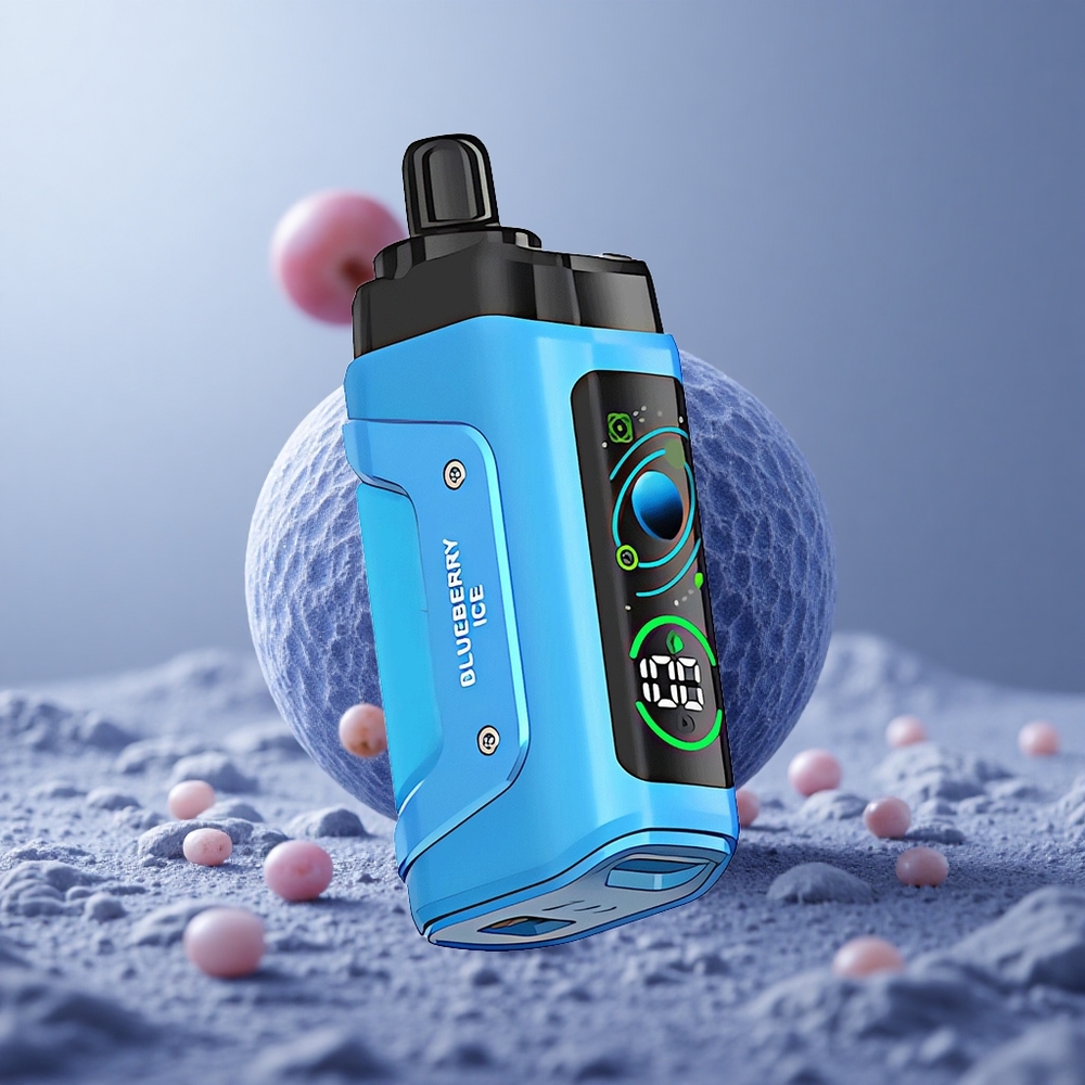 Razz Bar 45000 Puffs Čučoriedkový ľad Adjustable Airflow Slovakia vape wholesale