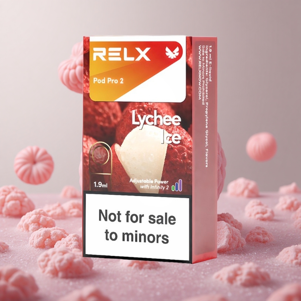 RELX Pod Pro 2 600 Puffs Liči Lad Slovakia vape wholesale