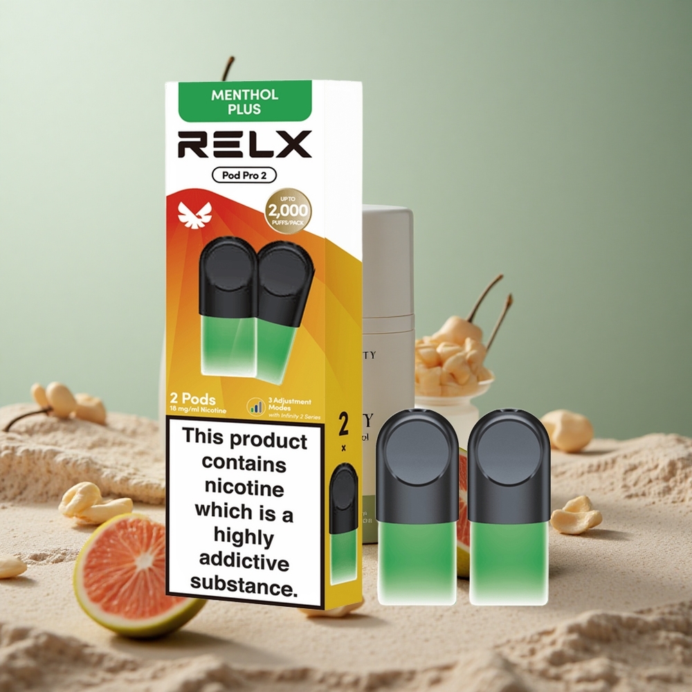 RELX Pod Pro 2 600 Puffs Mätovo-Mentolový Plus 1,9ml Slovakia vape wholesale