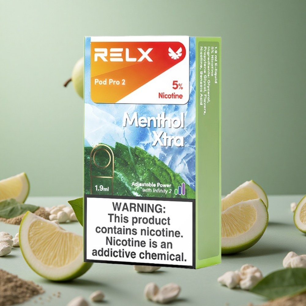RELX Pod Pro 2 600 Puffs Mentol Xtra 5% Slovakia vape wholesale
