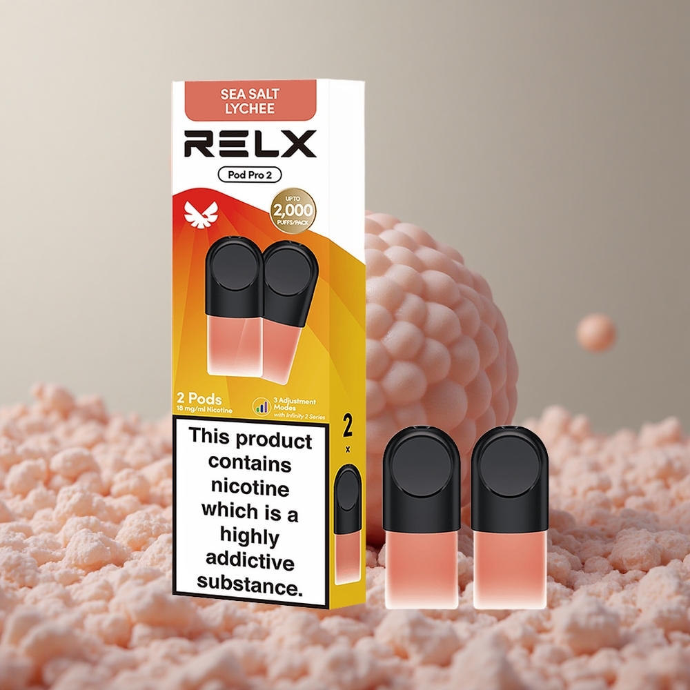 RELX Pod Pro 2 600 Puffs Morská soľ Lychee Slovensko vape wholesale
