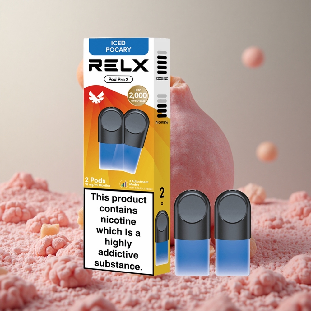 RELX Pod Pro 2 600 Puffs Nápoj-Ice Pocary 1,9ml Slovakia vape wholesale