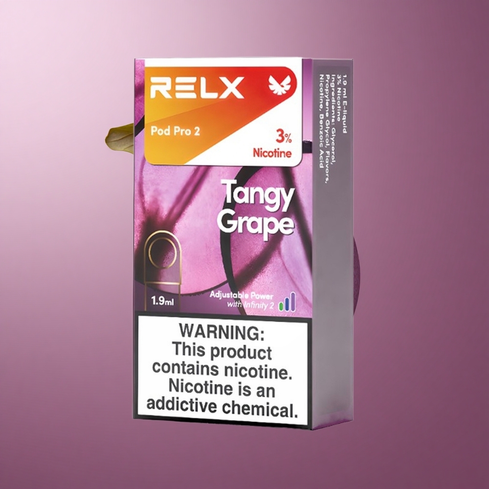 RELX Pod Pro 2 600 puffs Tangy Grape 1.9ml Slovakia vape wholesale